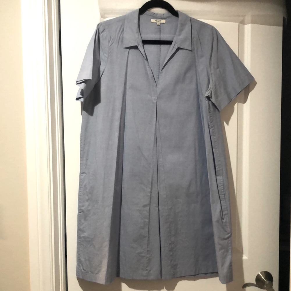 Madewell Light Blue Shirt Dress